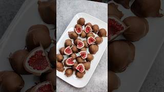 SCHOKO HIMBEEREN  Rezept  selber machen [upl. by Hsetirp]