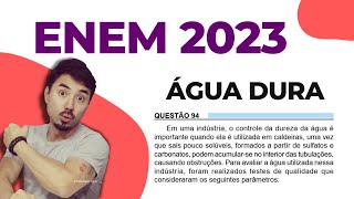 Questão 94  Enem 2023  Caderno Azul  Química [upl. by Aicul]