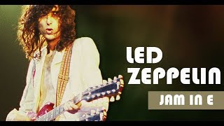 Led ZeppelinJimmy Page Style Backing Track Jam in E [upl. by Pevzner139]