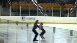 Lila Faria Ice Dancing 14 Step [upl. by Howzell]