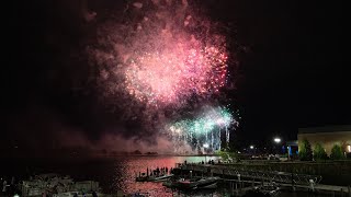 Bay city Michigan fireworks 2024 Happy 4th of July [upl. by Eelrehpotsirhc]