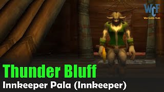 Location of Innkeeper Pala Innkeeper WoW  Thunder Bluff  World of Warcraft Retail [upl. by Lilian958]