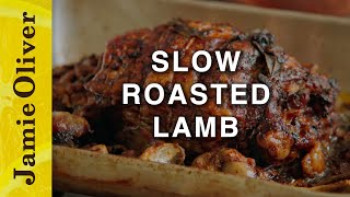 Slow Roasted Lamb  Jamie Oliver [upl. by Zorah]