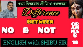 NO vs NOT এর সঠিক ব্যাবহার [upl. by Dlawso]