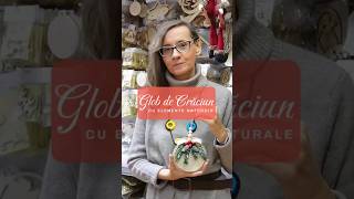 🎄 Creeazăți propriile globuri de Crăciun cu elemente naturale diy handmade christmas craciun [upl. by Edac]