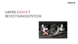 Hapro EasyFit snelbevestigingssysteem NL [upl. by Haines]