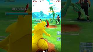 haxorus vs rayquaza PvP haxorus angey mod on viralshorts shorts PoKePrince79 Pokemongo01 [upl. by Aysab23]