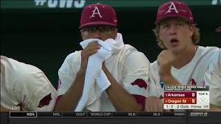 The Final Inning Of The College World Series 2018 [upl. by Enilorak]