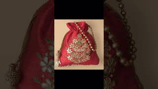 The only thing mising from ur wedding lookStunning potli bag to steal showShop trendiest designnow [upl. by Aitercul]