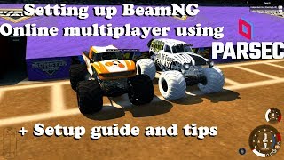 outdated How to set up Parsec and BeamNGDrive for online multiplayer [upl. by Thagard]