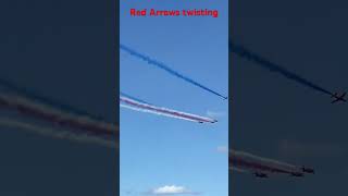 2019 Gatineau Red arrows twisting  aerogatineau redarrows jets airshow [upl. by Nnyw]