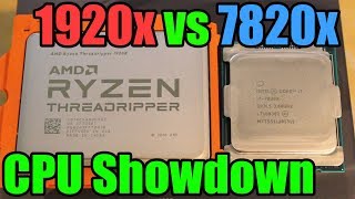 Ryzen Threadripper 1920x vs i7 7820x Showdown  Which Is Better Value [upl. by Nennek209]