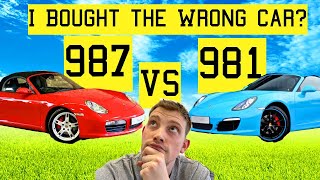 Porsche Boxster Comparison 987 vs 981 Did I Buy the Right Car [upl. by Notlok432]