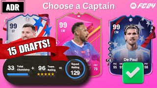 I DID 15 MORE FUT DRAFTS AND GOT  129s [upl. by Viveca581]