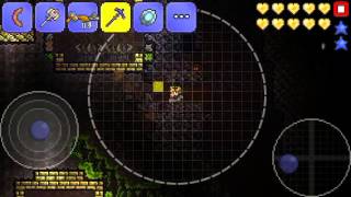 Terraria iOS DESTRCTION OF THE DEMON ALTARS [upl. by Ecinom]