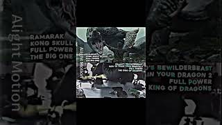 Ramarak VS Drago’s Bewilderbeast shorts monsterverse howtotrainyourdragon2 1v1 [upl. by Schiro]