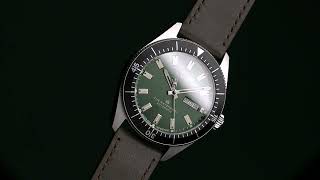 New Timex Waterbury Dive Automatic 40mm Leather Strap Watch  TW2V24700 timex [upl. by Ames]