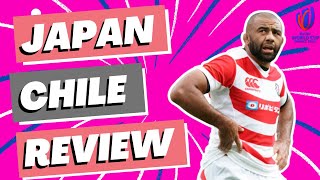 Japan v Chile Review  Rugby World Cup 2023 [upl. by Ahtnammas]