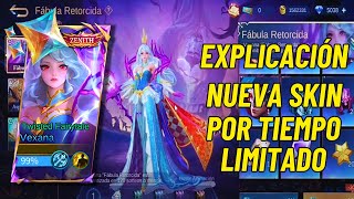 SKIN FÁBULA RETORCIDA DE VEXANA Y PROMO DIAMANTES  ALLSTAR  MOBILE LEGENDS 2024 [upl. by Hardigg]