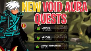 AQW New Void Aura Quests  x50  x100 Drops Daily  NSoD Permanent Resource Boost [upl. by Aelgna]