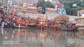 Haridwar Ganga Aarti😍❤ganga gangaarti haridwarganga travelshorts [upl. by Adian339]