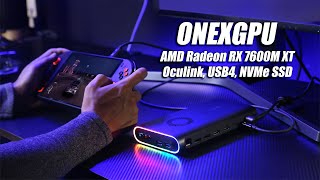 This New OCULINK eGPU Is Insane USB4NVMe ONEXGPU HandsOn First Look [upl. by Arama]