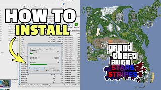 How To Install USA Mod for GTA San Andreas Stars and Stripes Modification  Easy Tutorial [upl. by Modeste]