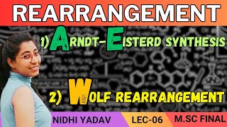 Wolf Rearrangement Arndt  Eisterd Synthesis M SC Final [upl. by Enellij]