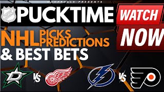 NHL Predictions Picks amp Odds  Stars vs Red Wings  Capitals vs Wild  PuckTime Jan 23 [upl. by Ntsuj]