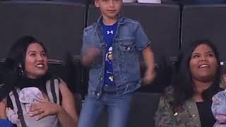 Riley Curry Dance During Warriors Game [upl. by Alano930]