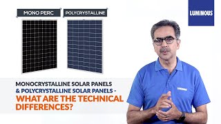 Solar Panels for Home Mono crystalline solar panel vs Poly crystalline solar panel  The Comparison [upl. by Einafpets]