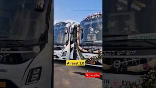 New Airavat Club Class 20 Volvo Bus shorts bus ksrtc ytshorts [upl. by Orapma]