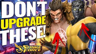 STOP BUILDING 5 BIGGEST RESOURCE TRAPS with MobileGamer  Marvel Strike Force  MSF [upl. by Ellerrad]