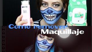 Como Quitar Maquillaje HalloweenCaracterizaciones [upl. by Berte]