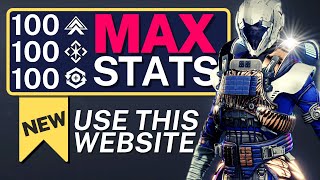 Destiny 2 Armor Picker Guide  NEW WEBSITE to Find Max Stats and Triple 100 Builds [upl. by Essej]