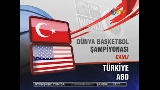 Türkiye  ABD 1Yarı 2010 Dünya Basketbol Şampiyonası9Maç FİNAL Türkçe Anlatım [upl. by Meri552]