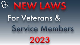 New Laws for Veterans and Service Members in 2023 NDAA [upl. by Calabresi953]