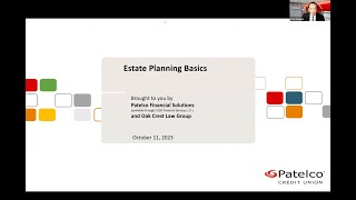 Estate Planning Simplified Starting with the Basics  Patelco Credit Union [upl. by Filberto461]