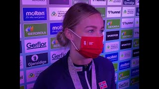 Stine Oftedal  Interview in English 5 [upl. by Ellehsram789]