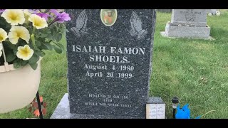 A Visit to the Grave of Isaiah Shoels Happy 40th Birthday in Heaven [upl. by Aynatal652]