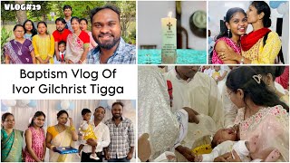 Ivor ka Baptism  VLOG29  Raipur  Ivor Gilchrist Tigga  12 October 2024 johnsontirkeyofficial [upl. by Waldos]