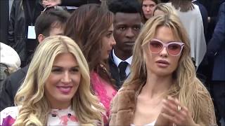 Victoria Bonya amp Hofit Golan  Paris Fashion Week 1 october 2017 show LOréal PFW [upl. by Milurd774]