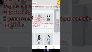 Como clocar cro da skin no roblox [upl. by Stearns]