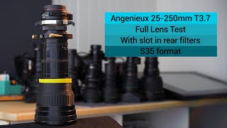 Angenieux 10x25 T37 25250mm  Cine Zoom Lens PL Mount Super 35 Image Quality Tests [upl. by Oiracam]