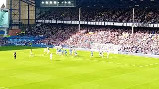 Eze free kick and wharton shot cpfc vs Everton 28th September cpfc [upl. by Kwarteng61]