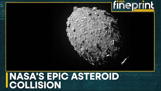 Collision with NASA spacecraft altered shape of asteroid  WION Fineprint [upl. by Pero]