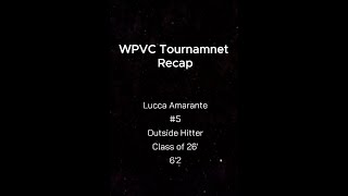 Lucca Amarante OHOPP  WPVC tournament recap [upl. by Annawoj]