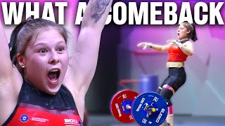 W55kg European Weightlifting Championships 2023 [upl. by Aileno]