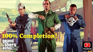 Completing Story Mode 100 PART 1  GTA V [upl. by Aleiram]