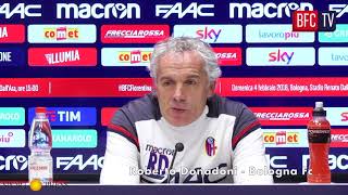 Donadoni presenta Bologna  Fiorentina [upl. by Htrap]